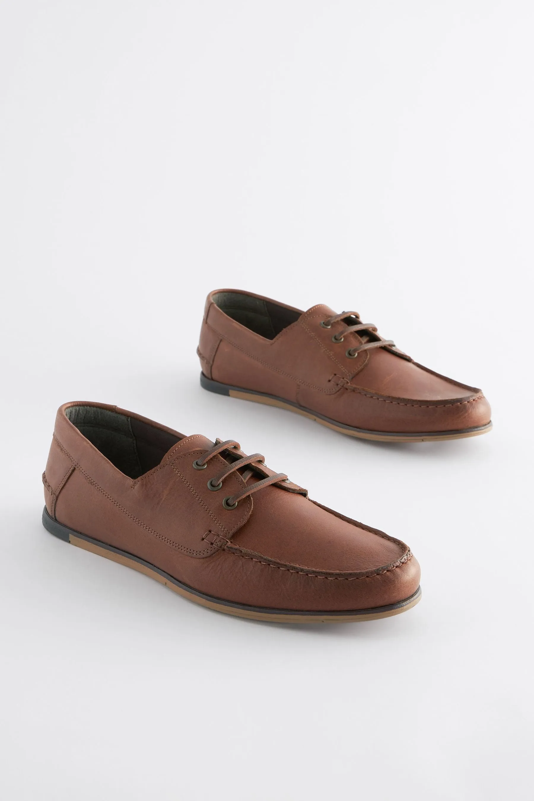 Marrone chiaro   - Formale - Scarpe da barca in pelle
